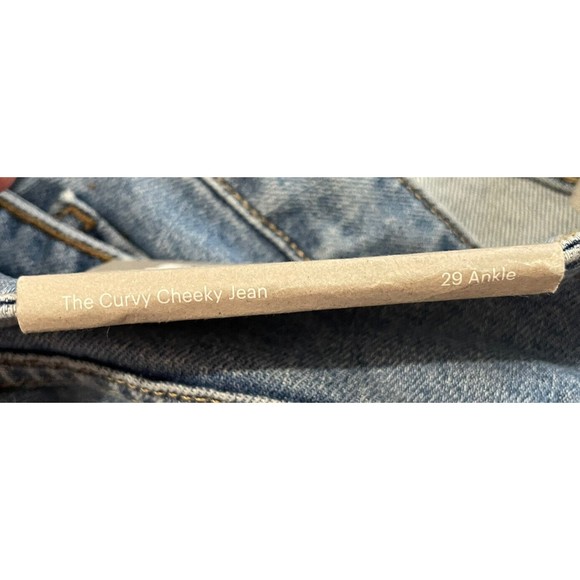 Everlane Jeans Womens Sz 29 Ankle The Curvy Cheeky High Rise Low Stretch Denim - Picture 15 of 16